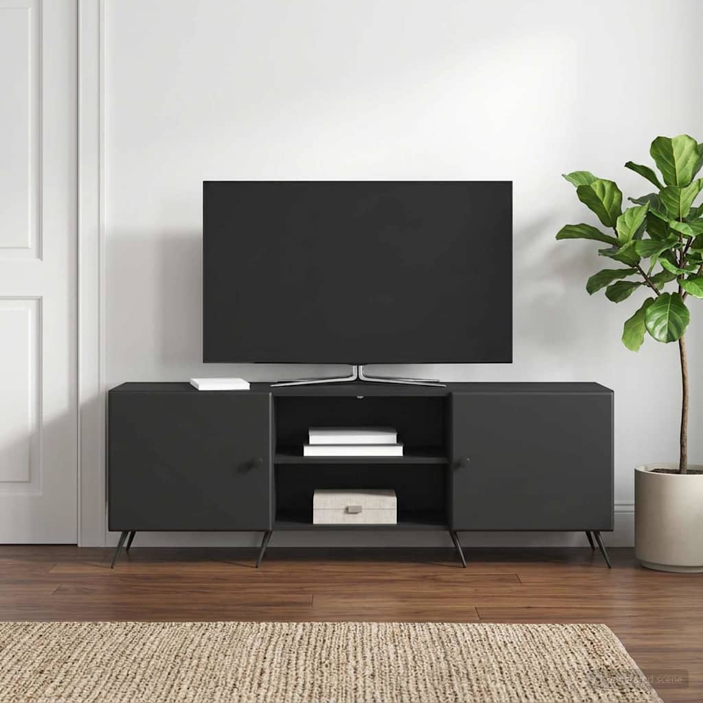 TV-Schränk 150 x 31 x 50 cm Schwarz Holzwerkstoff