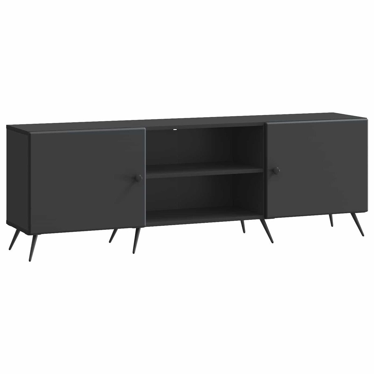 TV-Schränk 150 x 31 x 50 cm Schwarz Holzwerkstoff