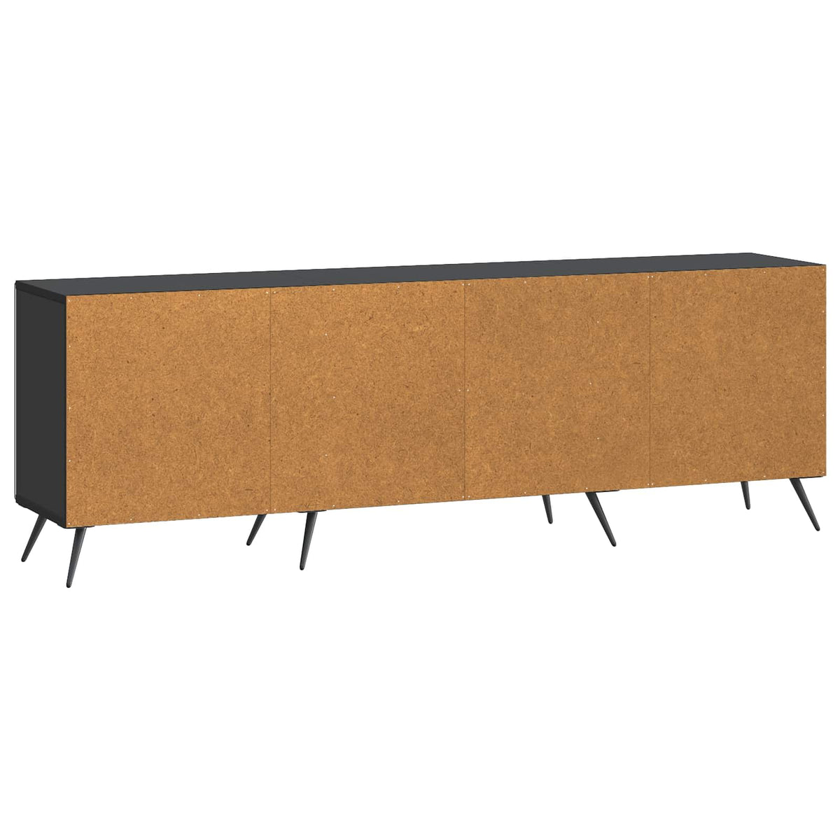 TV-Schränk 150 x 31 x 50 cm Schwarz Holzwerkstoff