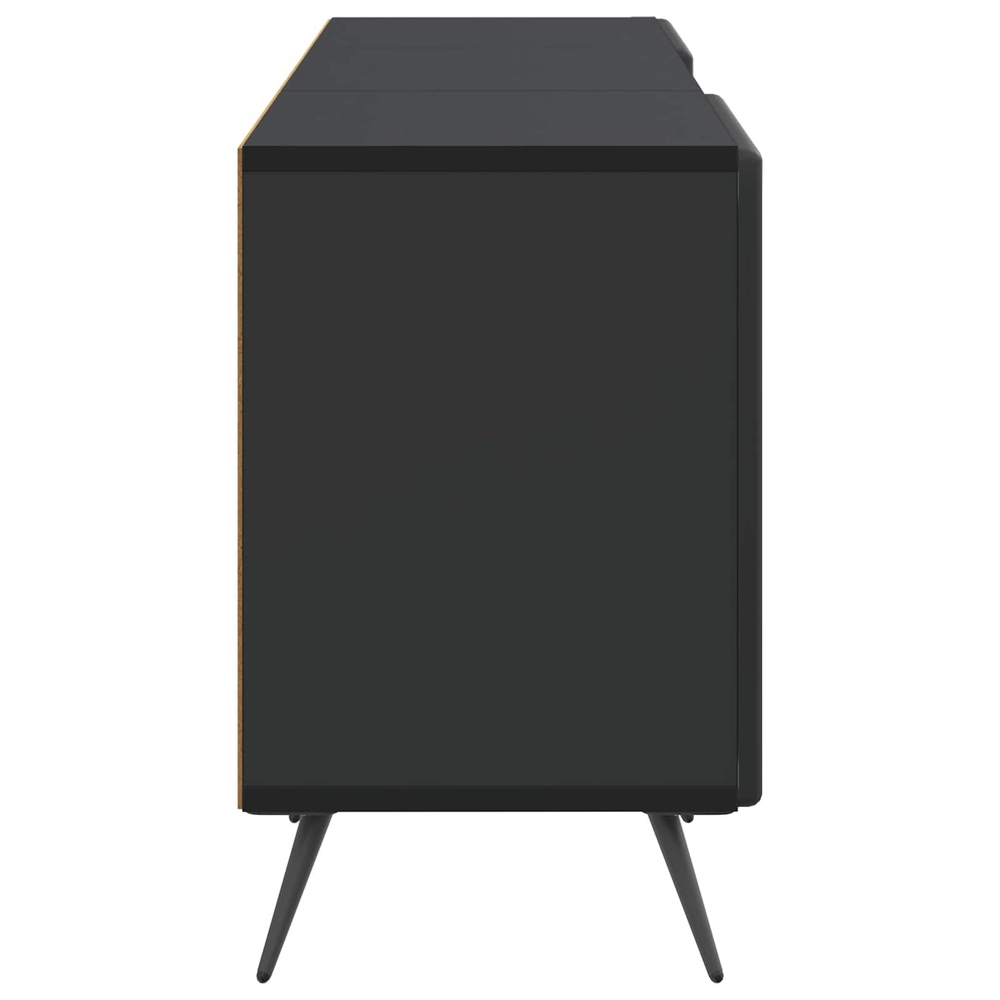 TV-Schränk 150 x 31 x 50 cm Schwarz Holzwerkstoff