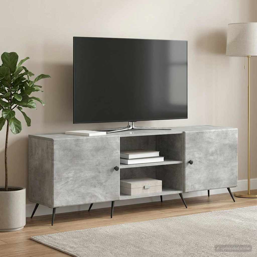 TV-Schränk 150 x 31 x 50 cm Betongrau Holzwerkstoff