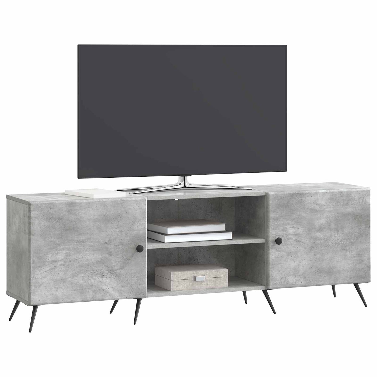 TV-Schränk 150 x 31 x 50 cm Betongrau Holzwerkstoff