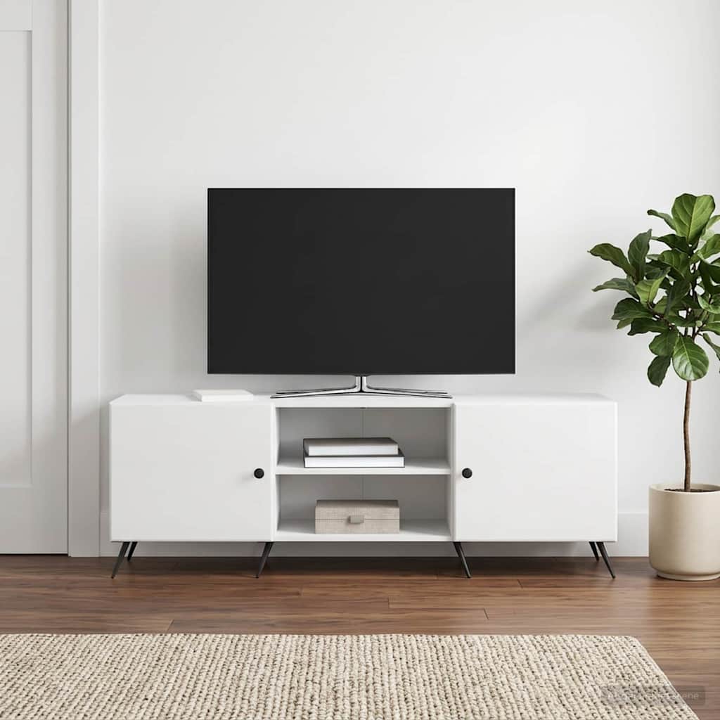 TV-Schränk 150 x 31 x 50 cm Hochglanz Weiß Holzwerkstoff