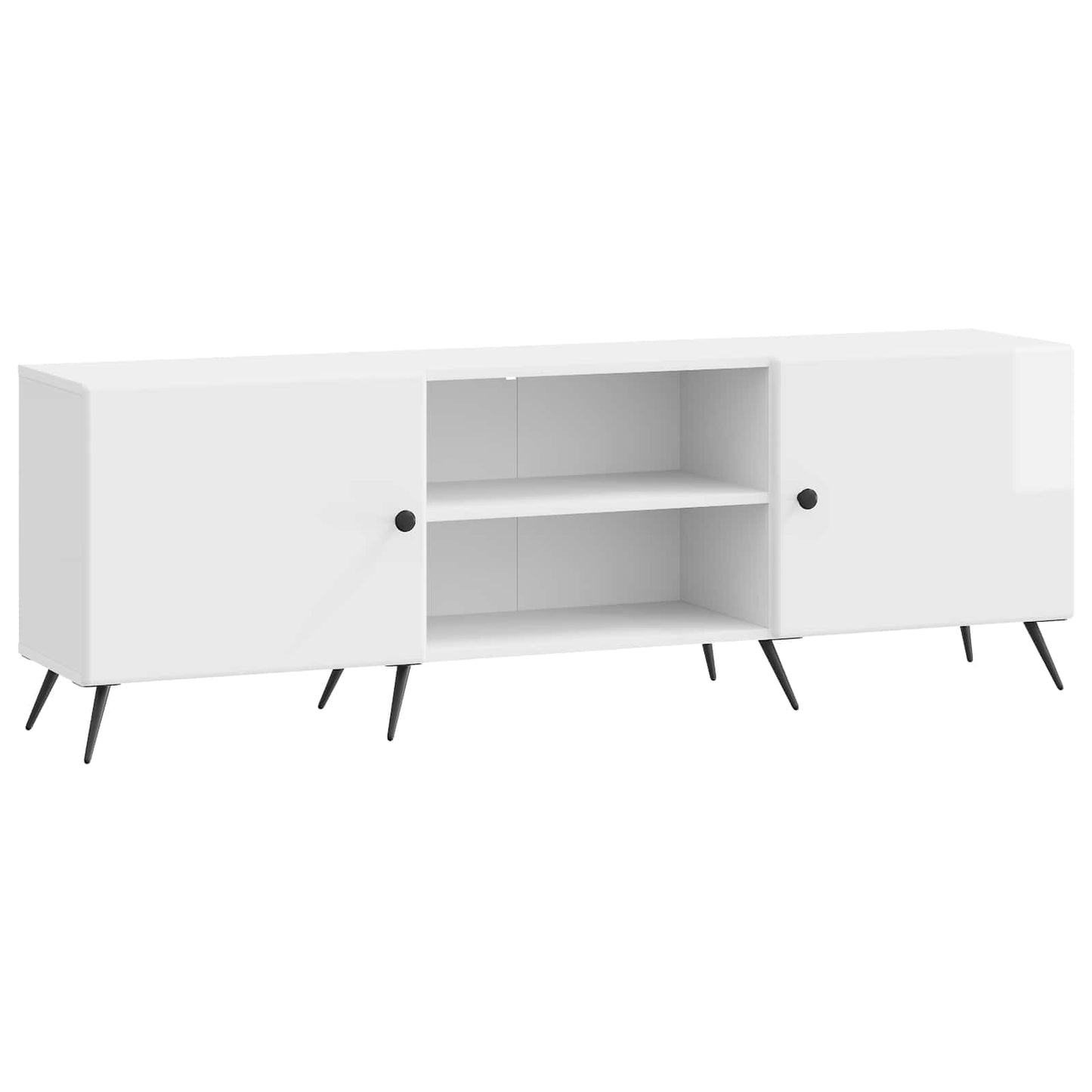 TV-Schränk 150 x 31 x 50 cm Hochglanz Weiß Holzwerkstoff