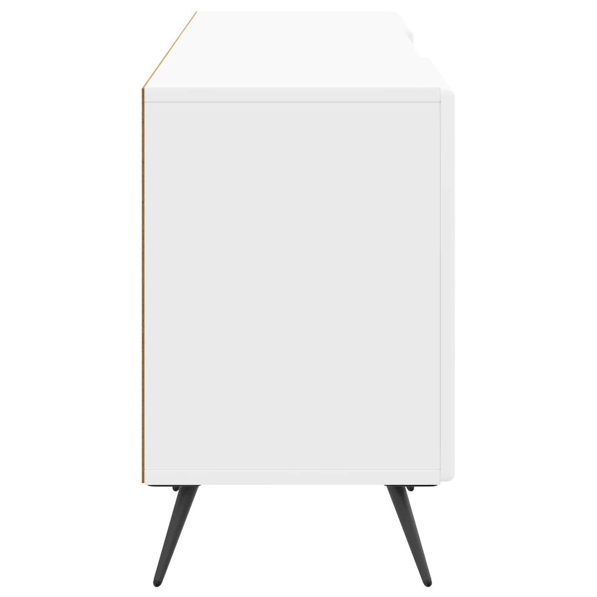 TV-Schränk 150 x 31 x 50 cm Hochglanz Weiß Holzwerkstoff