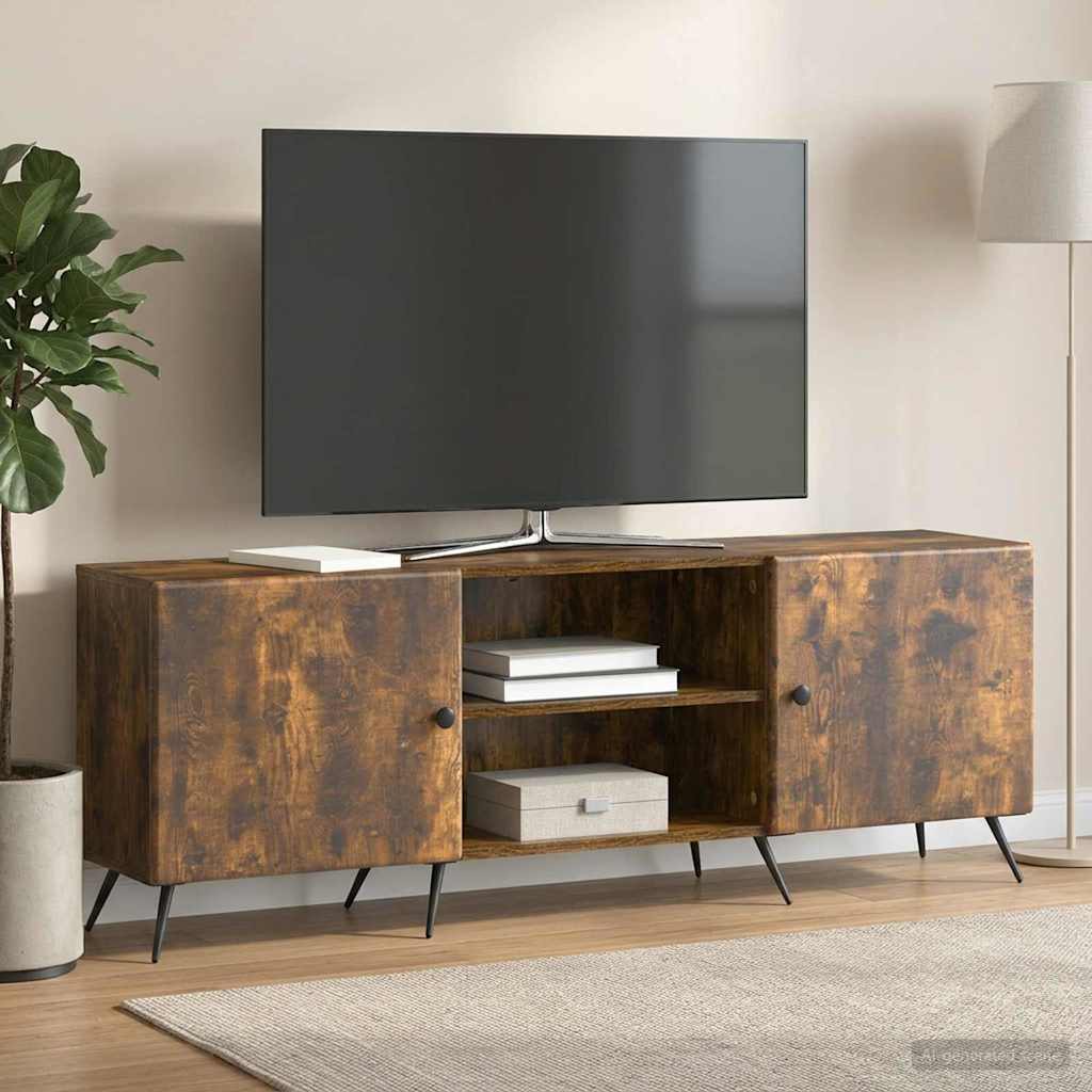 TV-Schränk 150 x 31 x 50 cm Räuchereiche Holzwerkstoff