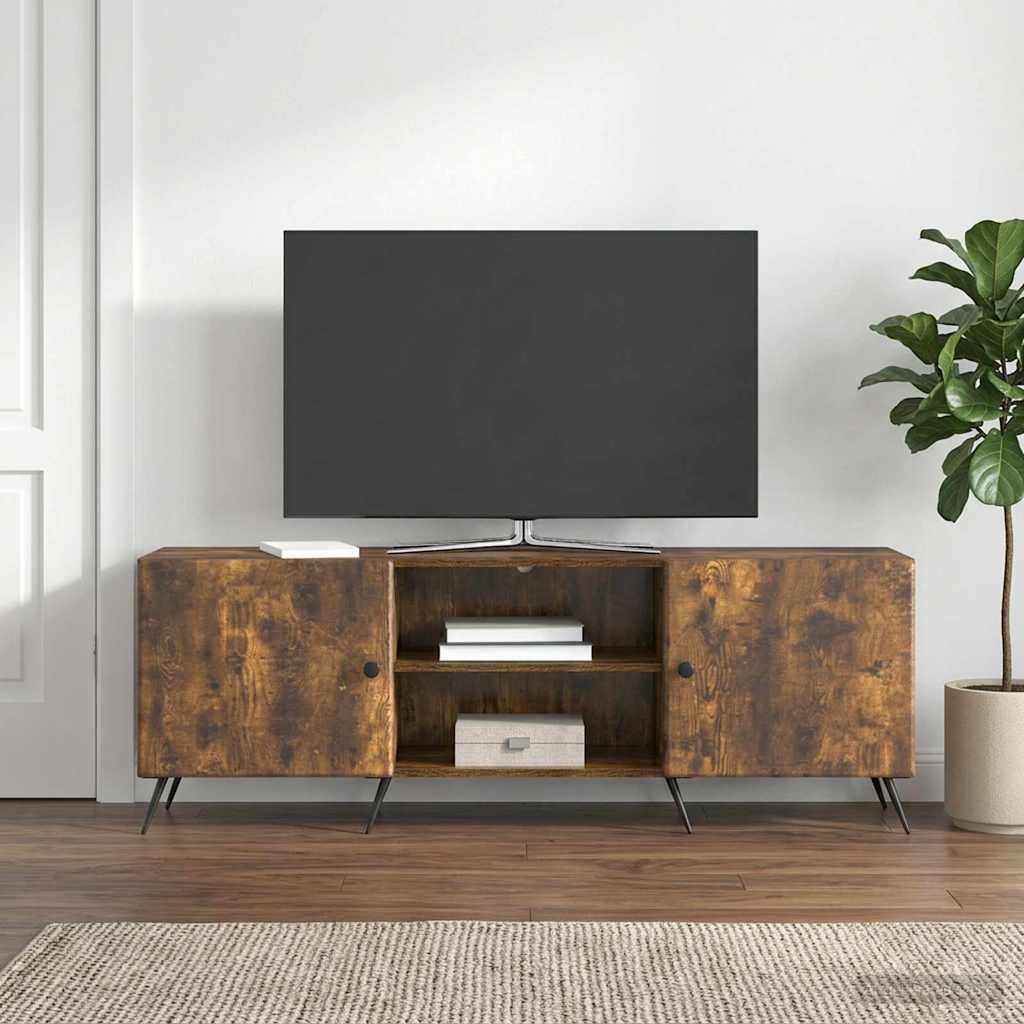 TV-Schränk 150 x 31 x 50 cm Räuchereiche Holzwerkstoff