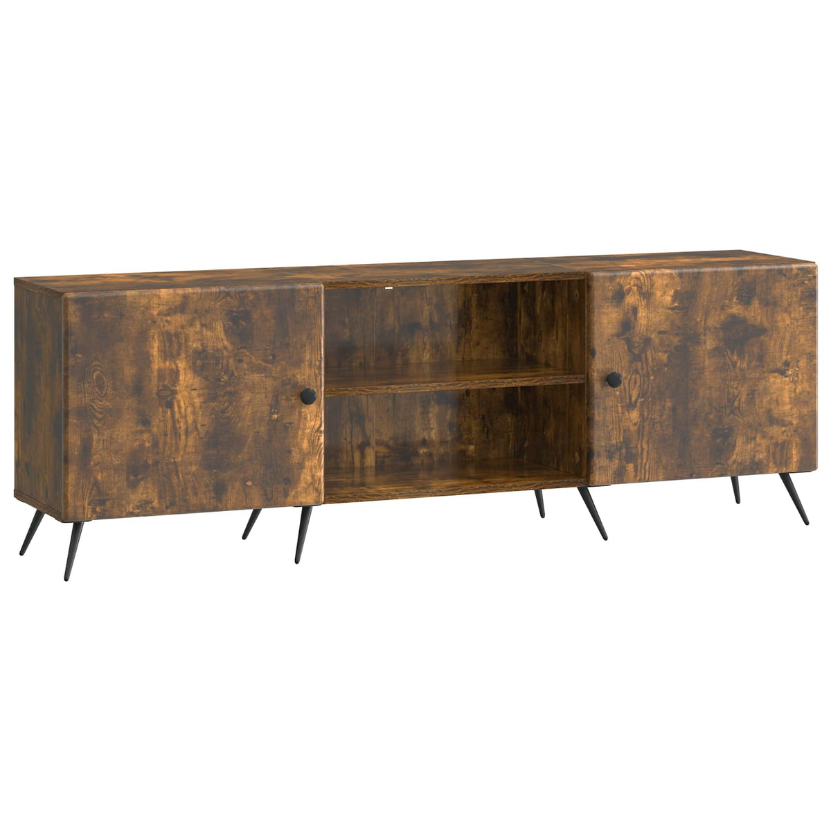 TV-Schränk 150 x 31 x 50 cm Räuchereiche Holzwerkstoff