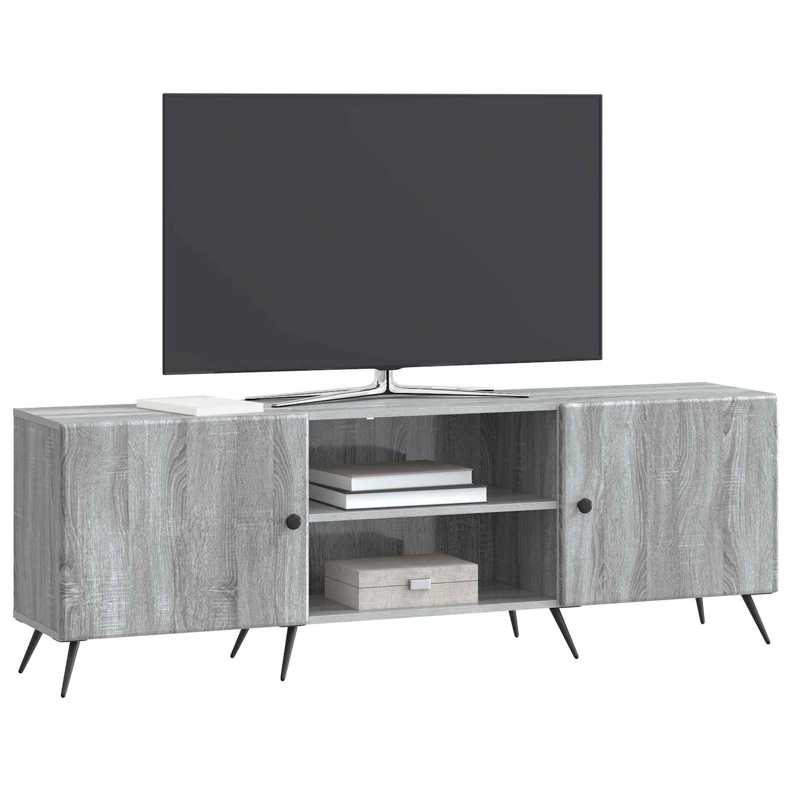 TV-Schränk 150 x 31 x 50 cm Sonoma-Grau Holzwerkstoff