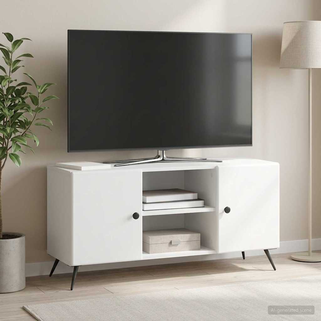 TV-Schränk Weiß 102 x 34,5 x 50 cm Holzwerkstoff