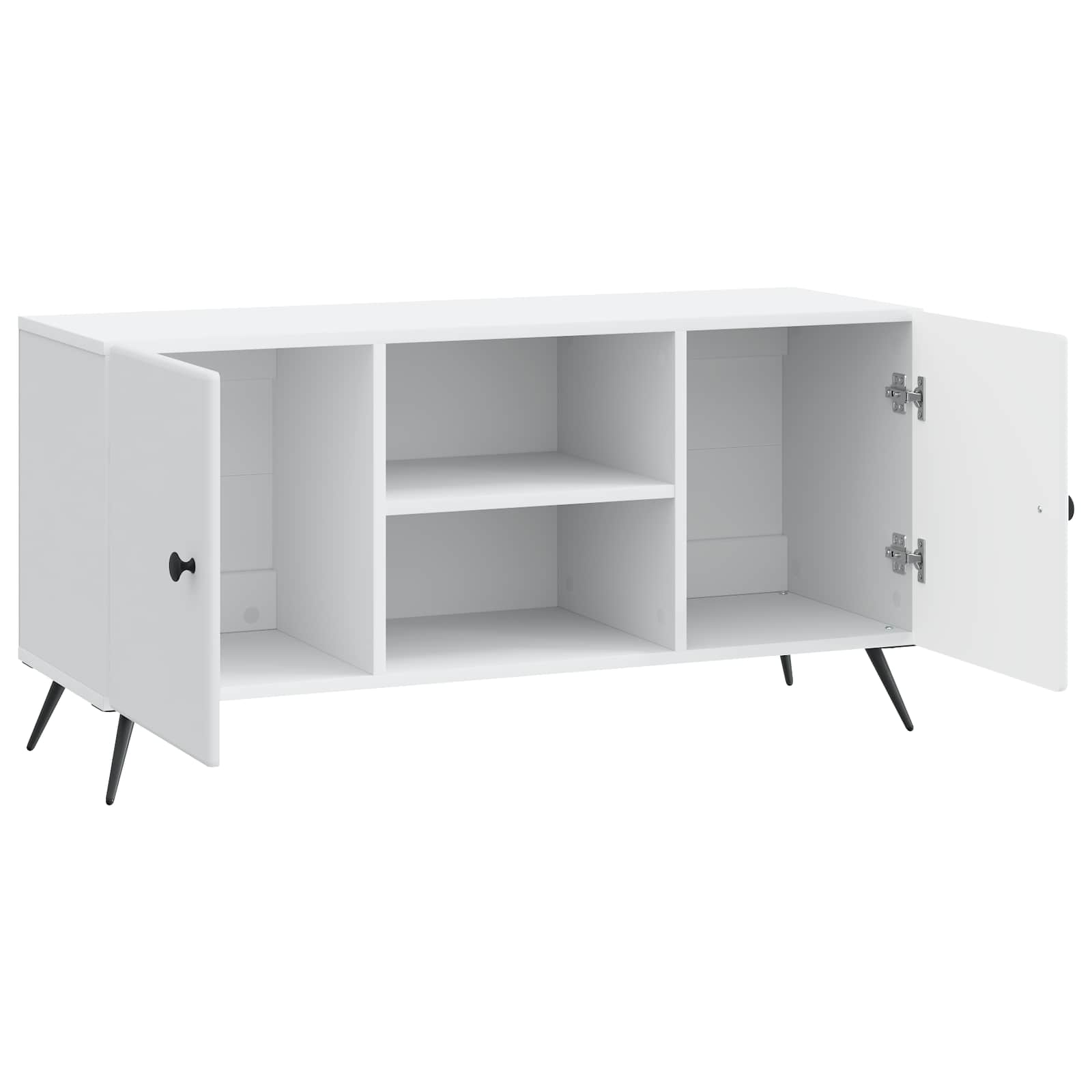 TV-Schränk Weiß 102 x 34,5 x 50 cm Holzwerkstoff
