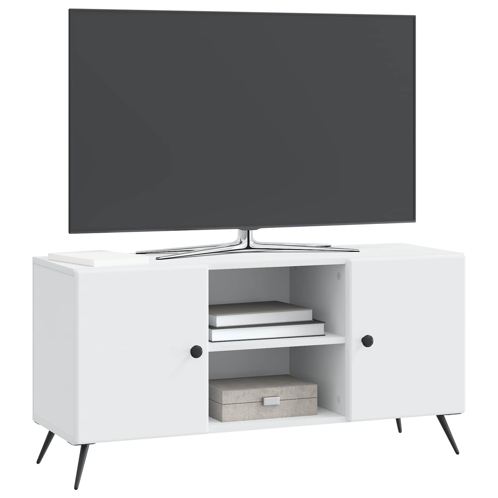 TV-Schränk Weiß 102 x 34,5 x 50 cm Holzwerkstoff