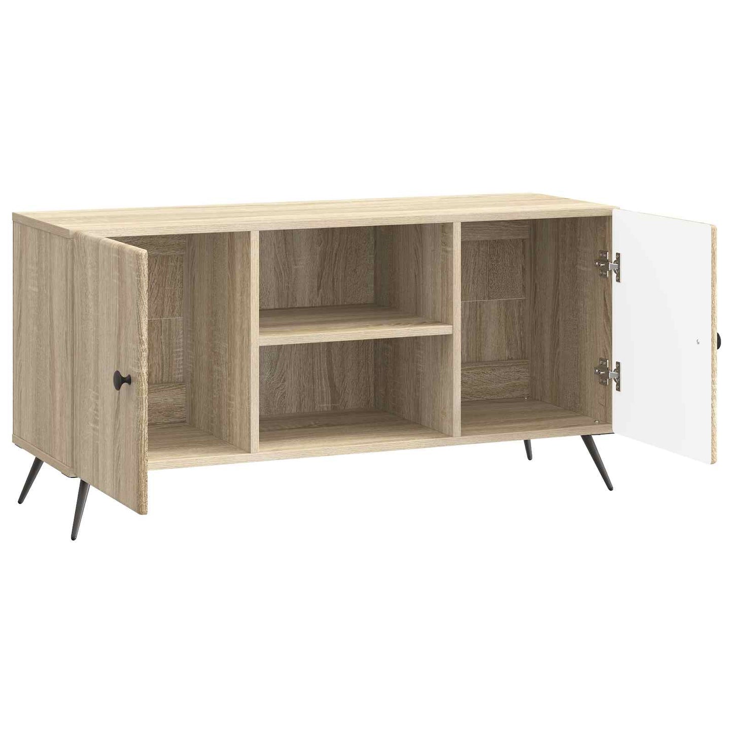 TV-Schränk 102 x 34,5 x 50 cm Sonoma-Eiche Holzwerkstoff
