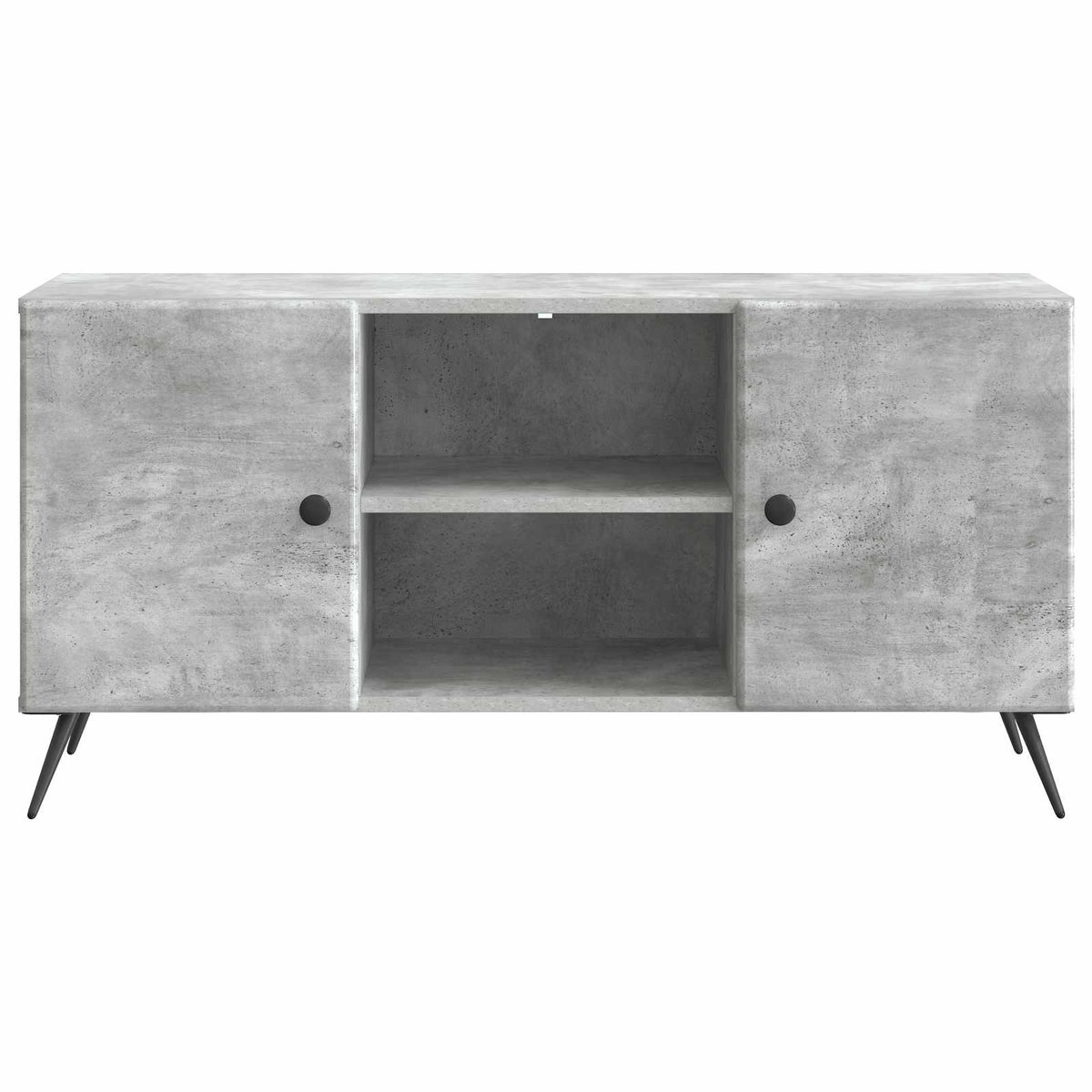 TV-Schränk 102 x 34,5 x 50 cm Betongrau Holzwerkstoff