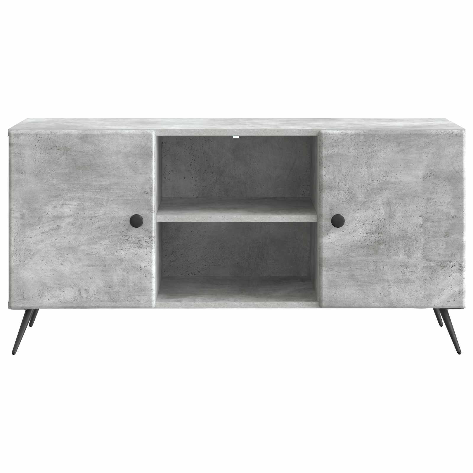 TV-Schränk 102 x 34,5 x 50 cm Betongrau Holzwerkstoff