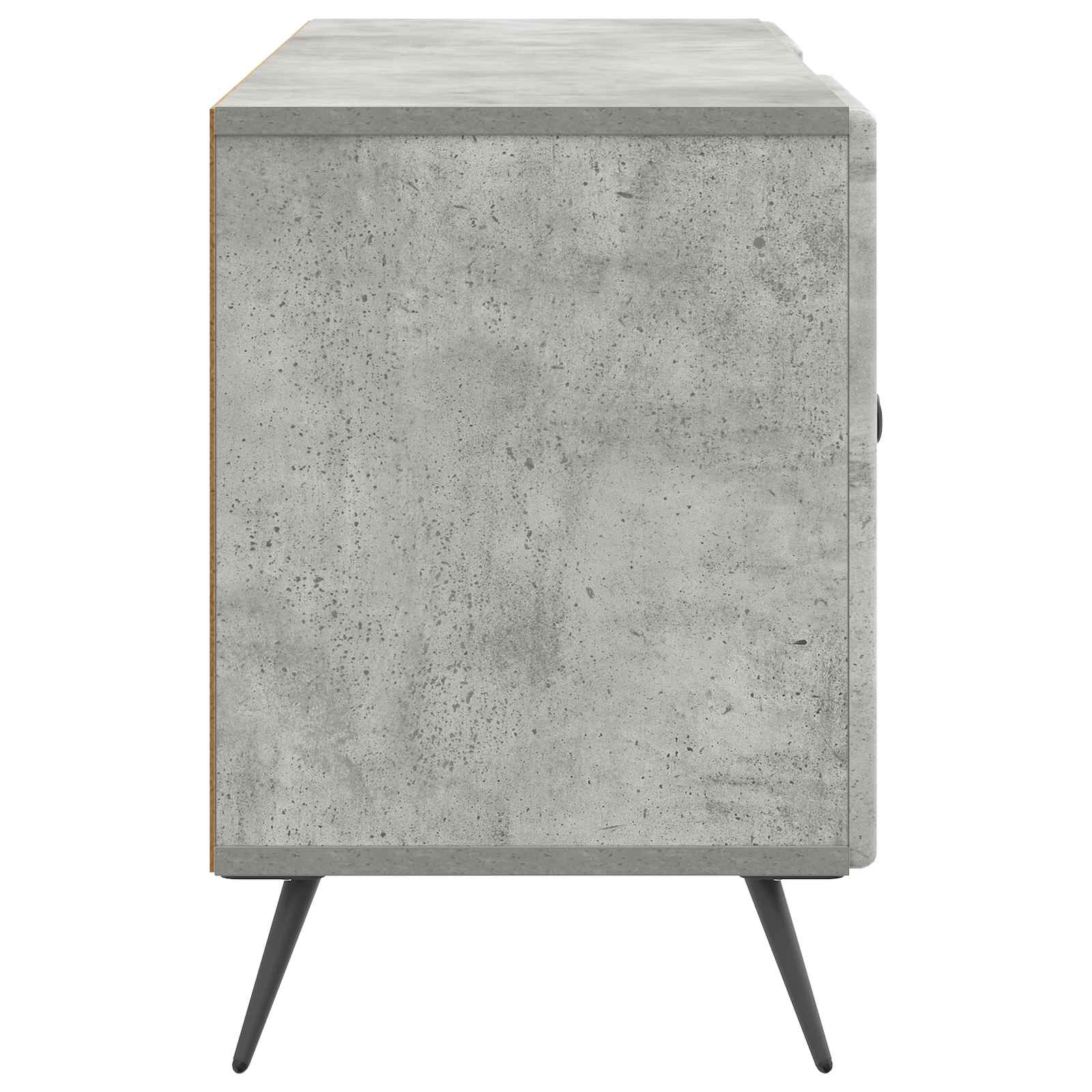 TV-Schränk 102 x 34,5 x 50 cm Betongrau Holzwerkstoff