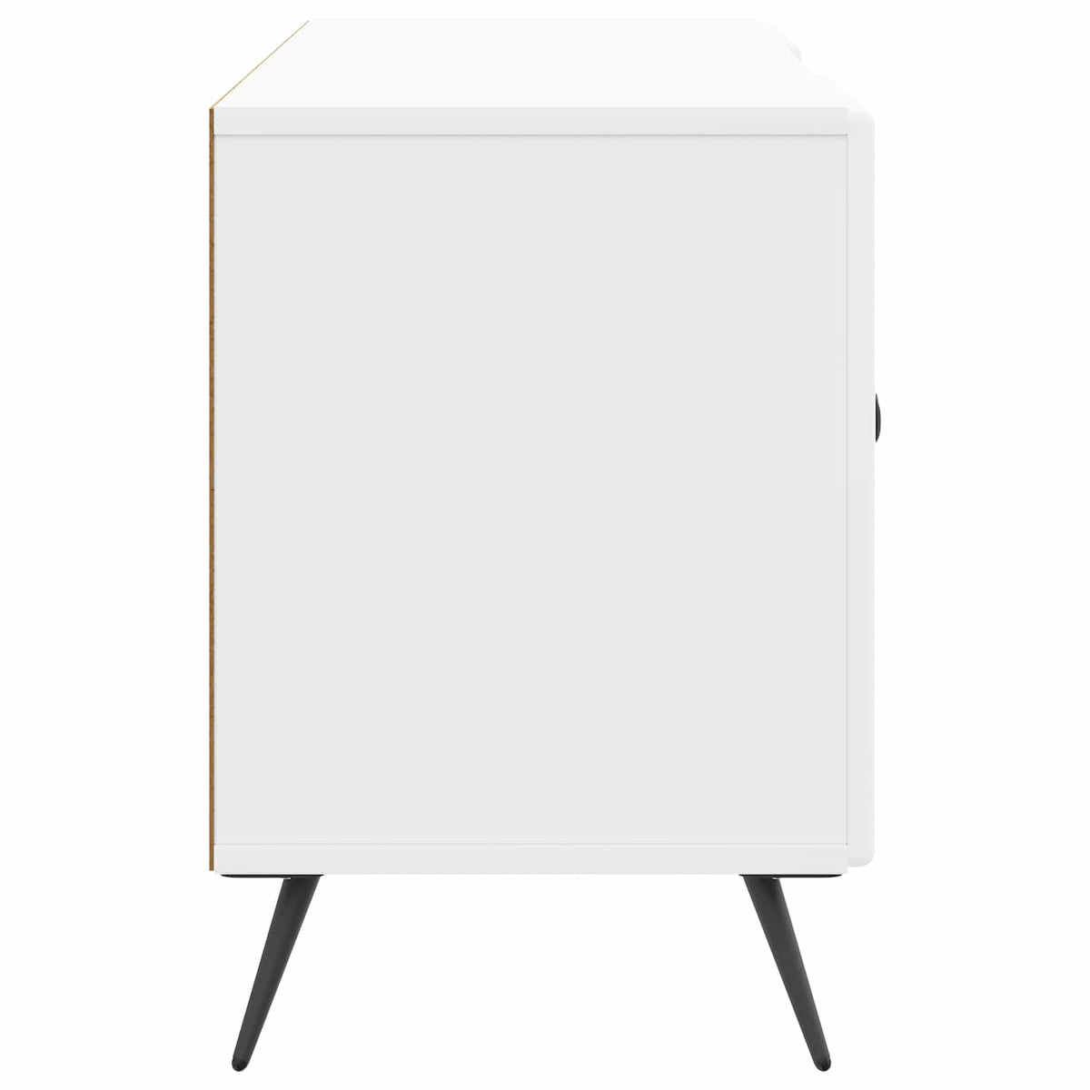TV-Schränk 102 x 34,5 x 50 cm Hochglanz Weiß Holzwerkstoff