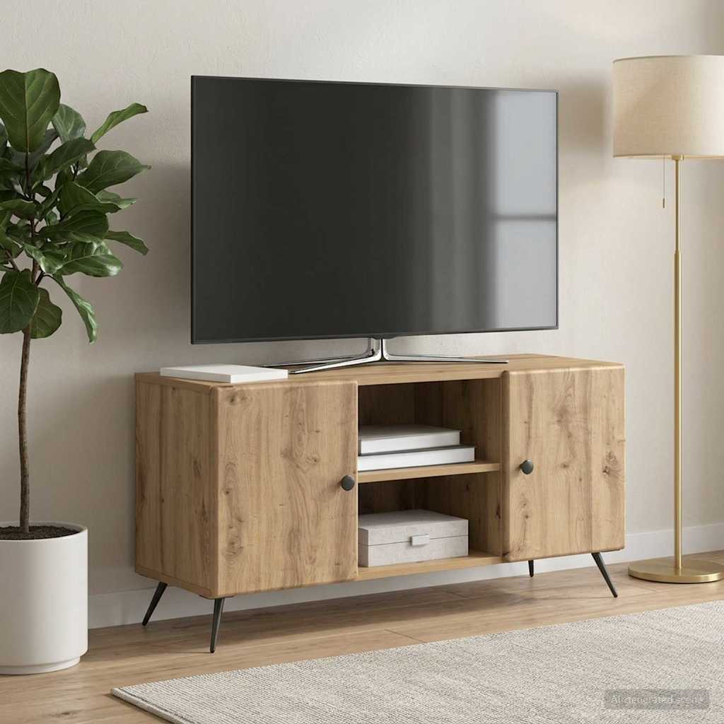 TV-Schränk 102 x 34,5 x 50 cm Artisan-Eiche Holzwerkstoff