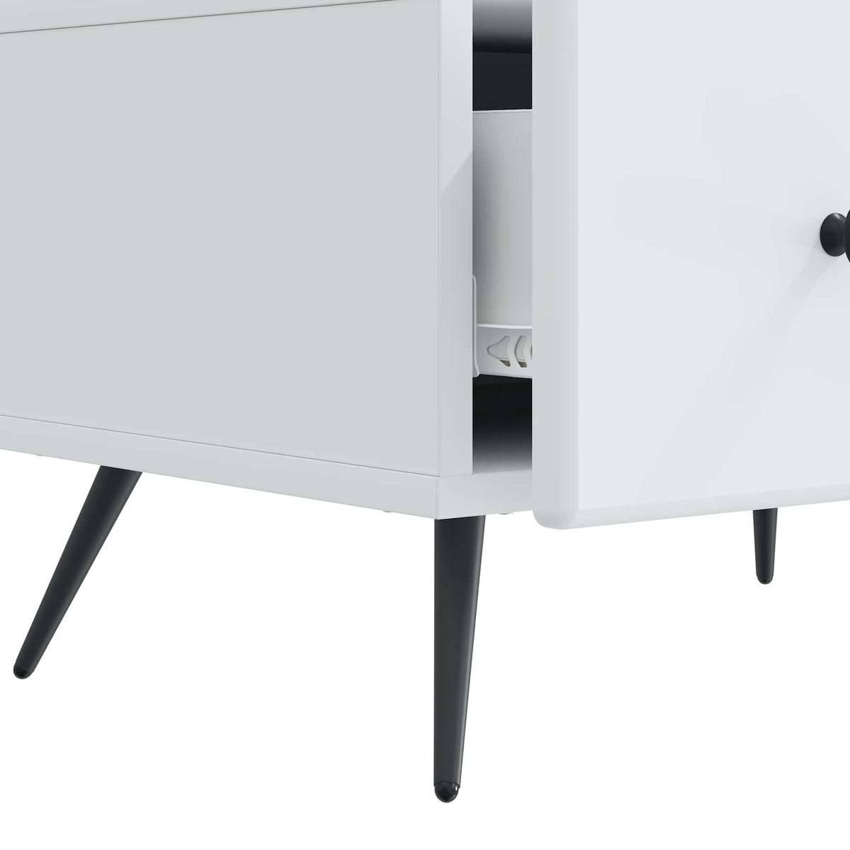 TV-Schränk mit Schubladen Weiß 147 x 34,5 x 30 cm Holzwerkstoff