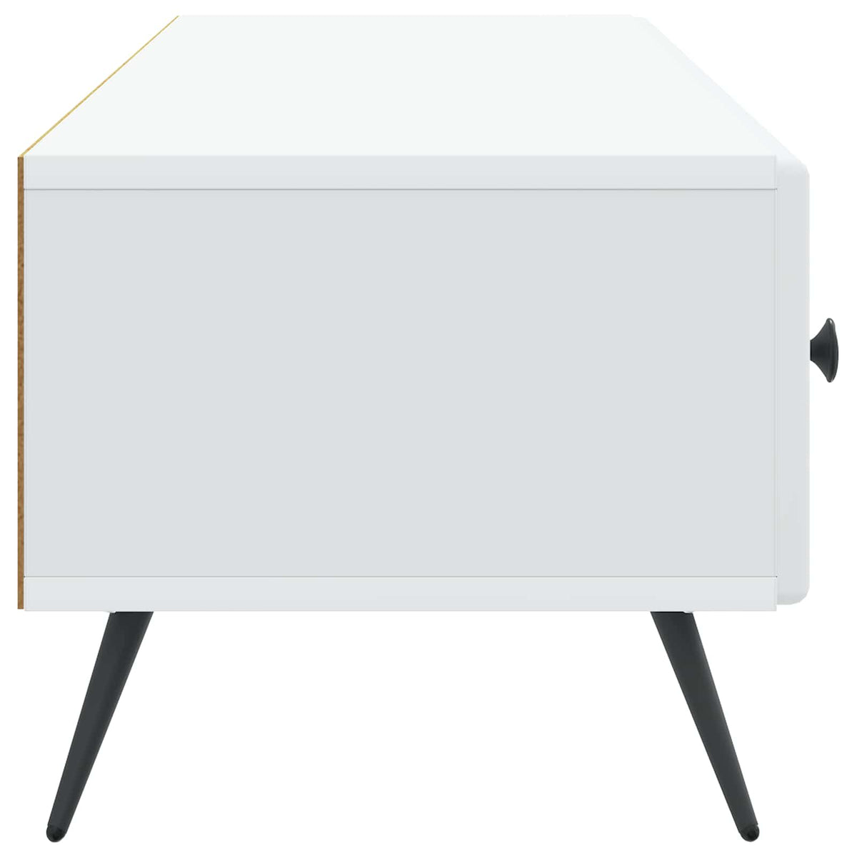 TV-Schränk mit Schubladen Weiß 147 x 34,5 x 30 cm Holzwerkstoff
