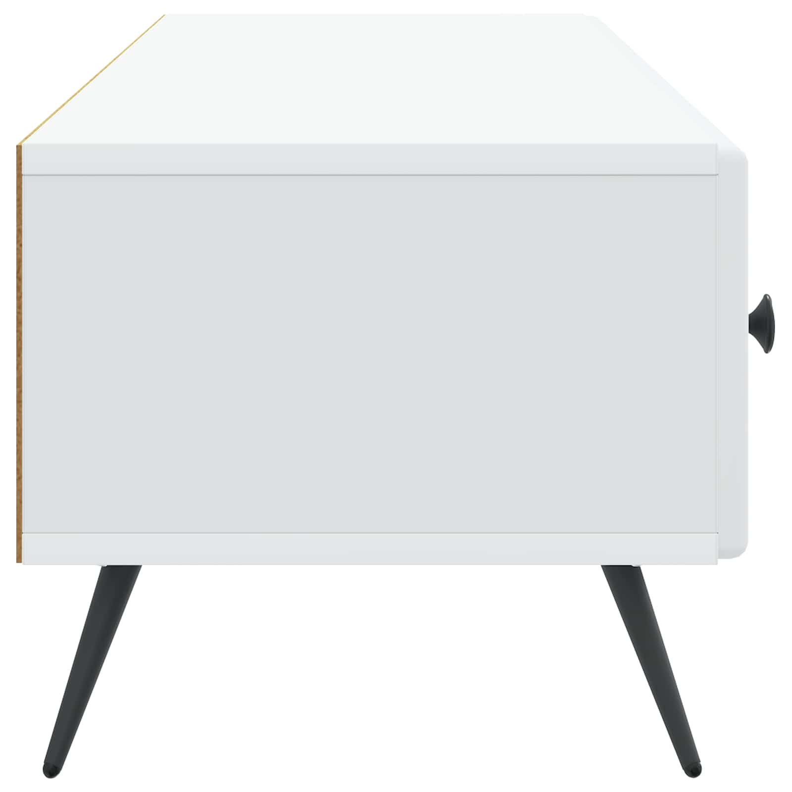 TV-Schränk mit Schubladen Weiß 147 x 34,5 x 30 cm Holzwerkstoff