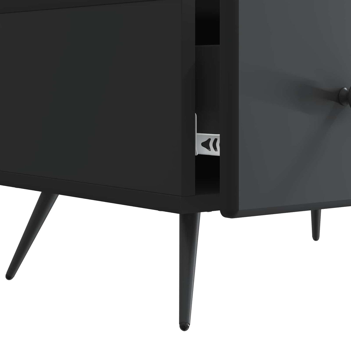 TV-Schränk Schwarz 147 x 34,5 x 30 cm Holzwerkstoff