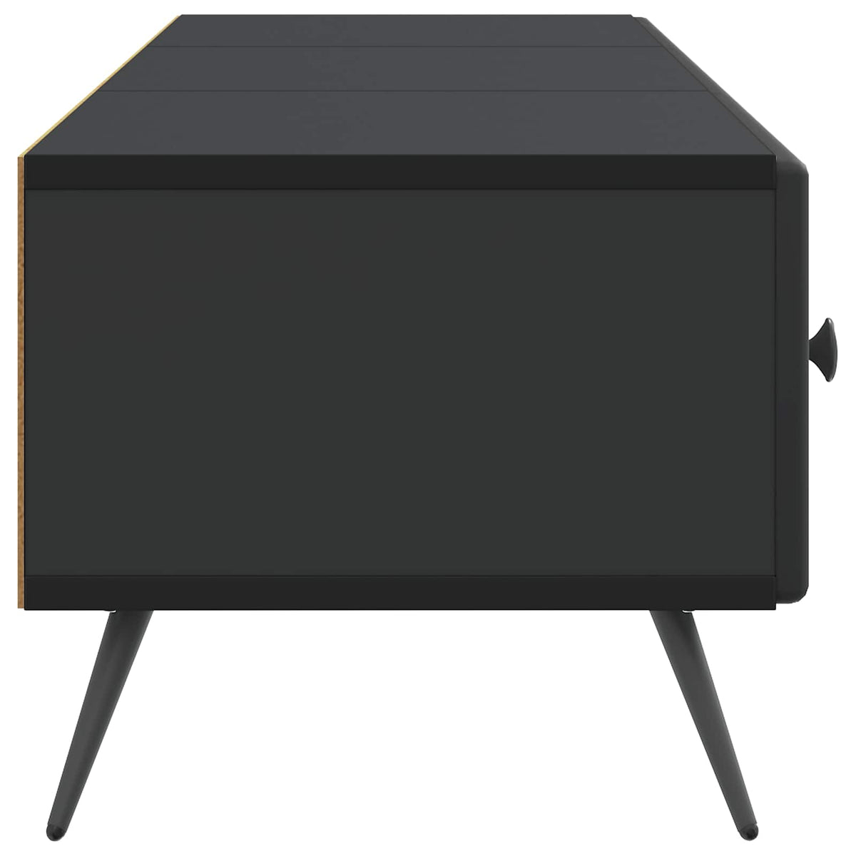 TV-Schränk Schwarz 147 x 34,5 x 30 cm Holzwerkstoff