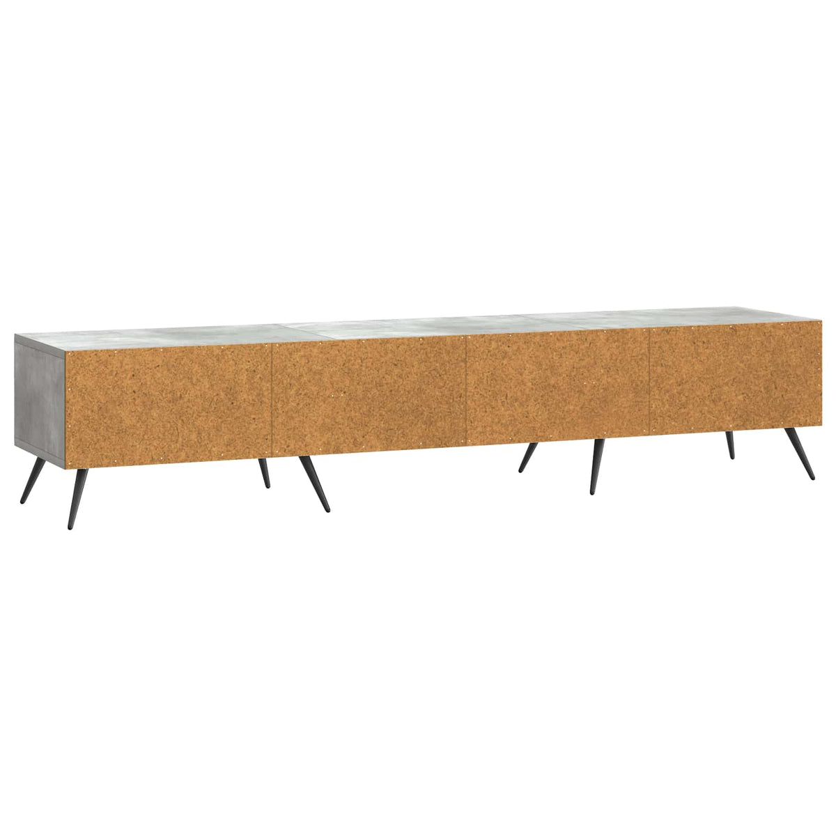 TV-Schränk Betongrau 147 x 34,5 x 30 cm Holzwerkstoff