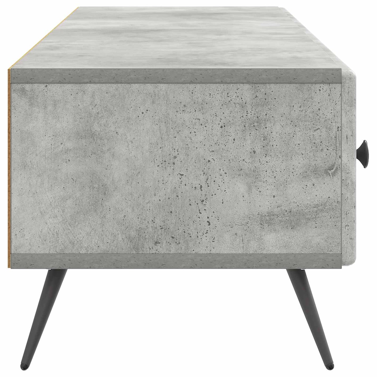TV-Schränk Betongrau 147 x 34,5 x 30 cm Holzwerkstoff