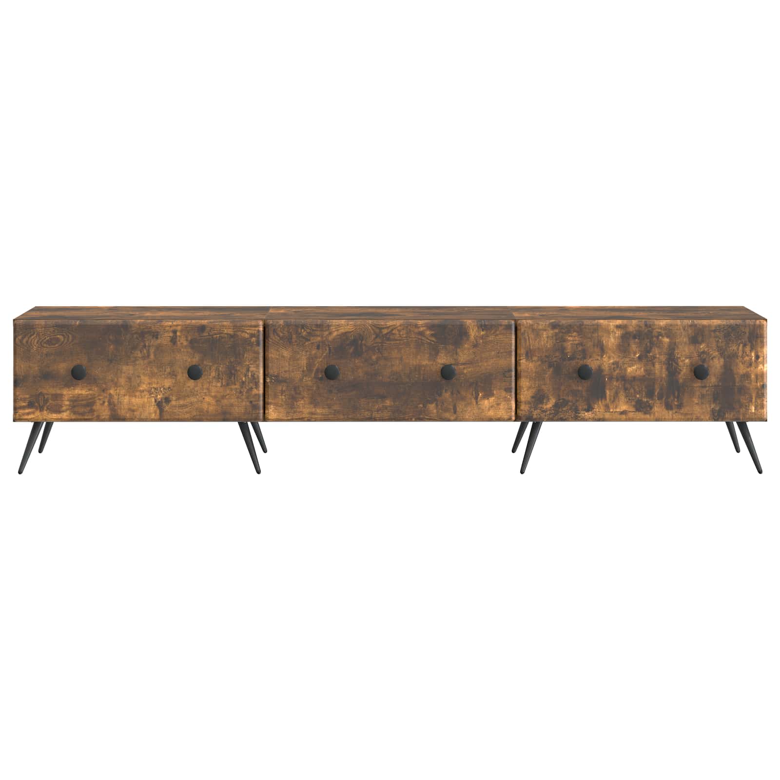 TV-Schränk Geräucherte Eiche 147 x 34,5 x 30 cm Holzwerkstoff