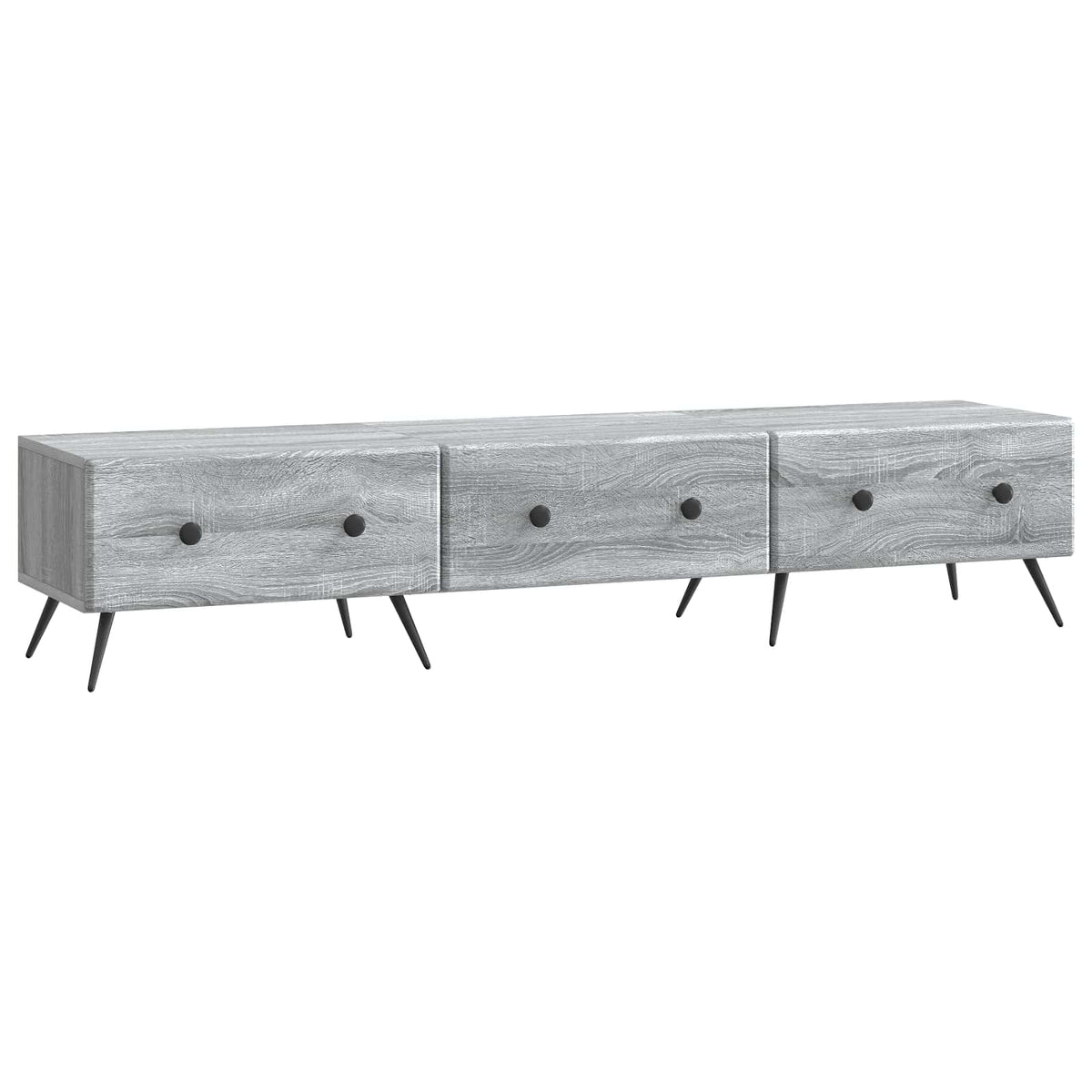 TV-Schränk Graues Sonoma 147 x 34,5 x 30 cm Holzwerkstoff