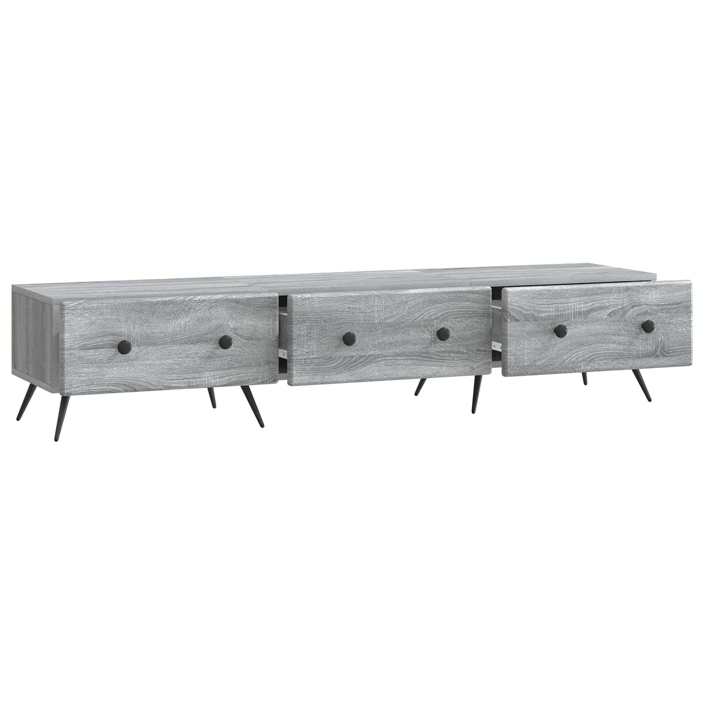 TV-Schränk Graues Sonoma 147 x 34,5 x 30 cm Holzwerkstoff