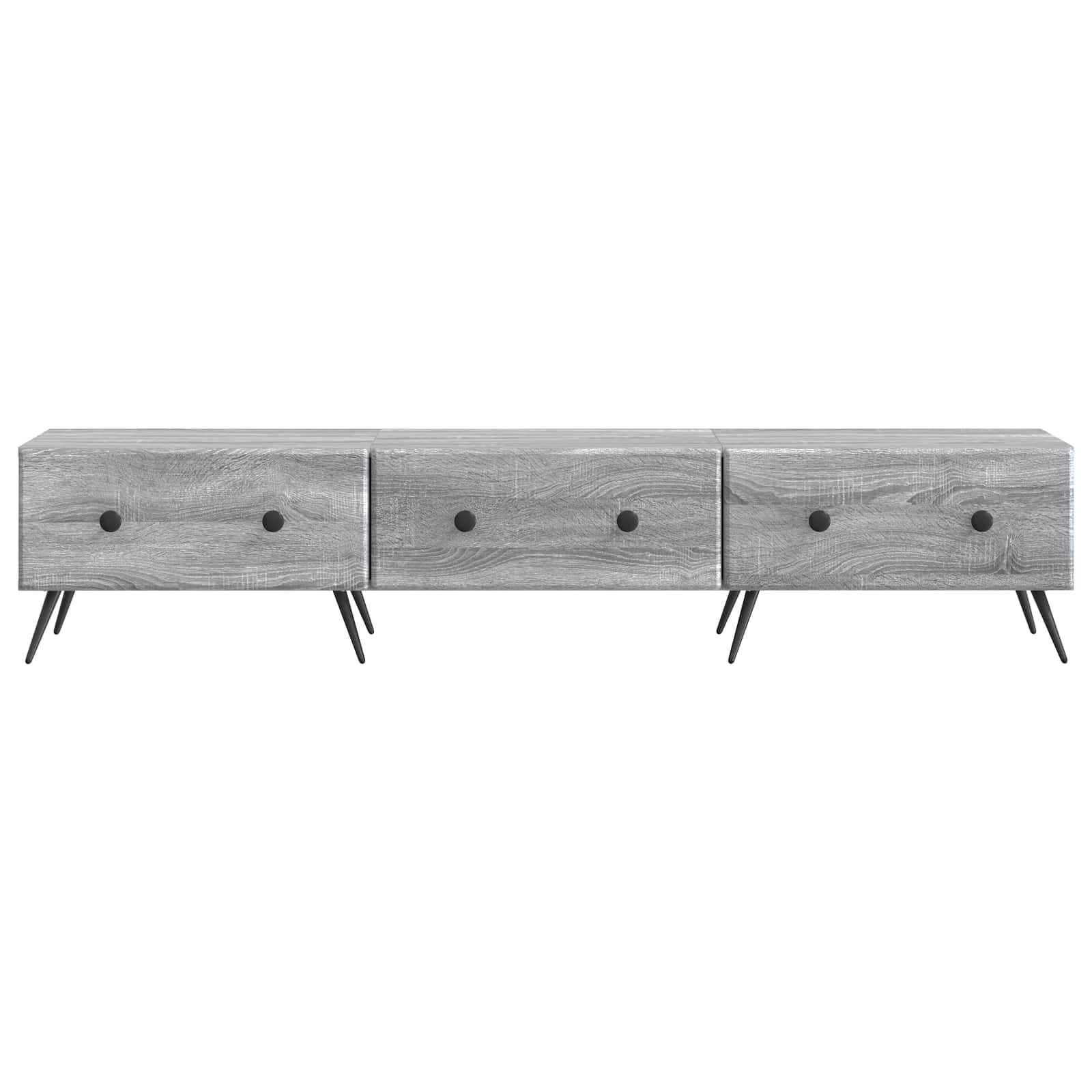 TV-Schränk Graues Sonoma 147 x 34,5 x 30 cm Holzwerkstoff