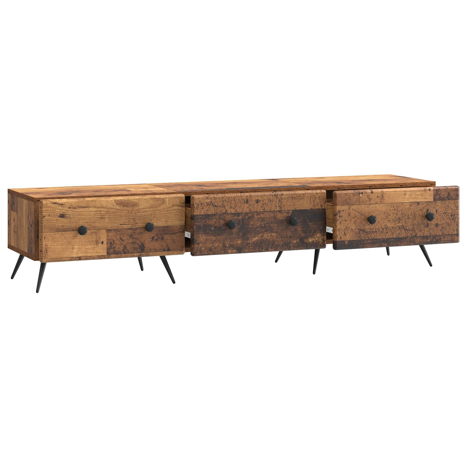 TV-Schränk Altholz 147 x 34,5 x 30 cm Holzwerkstoff