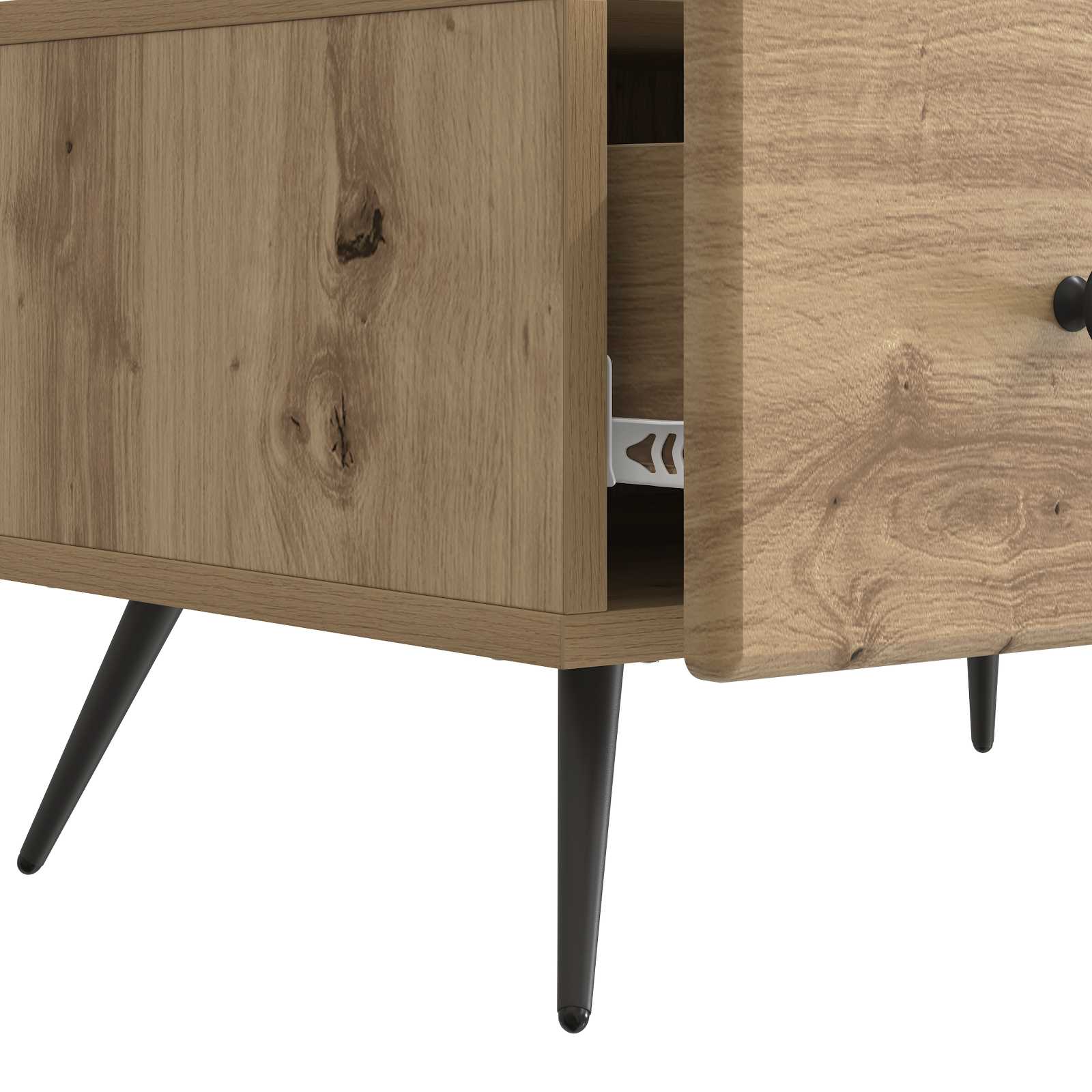 TV-Schränk 147 x 34,5 x 30 cm Artisan-Eiche Holzwerkstoff