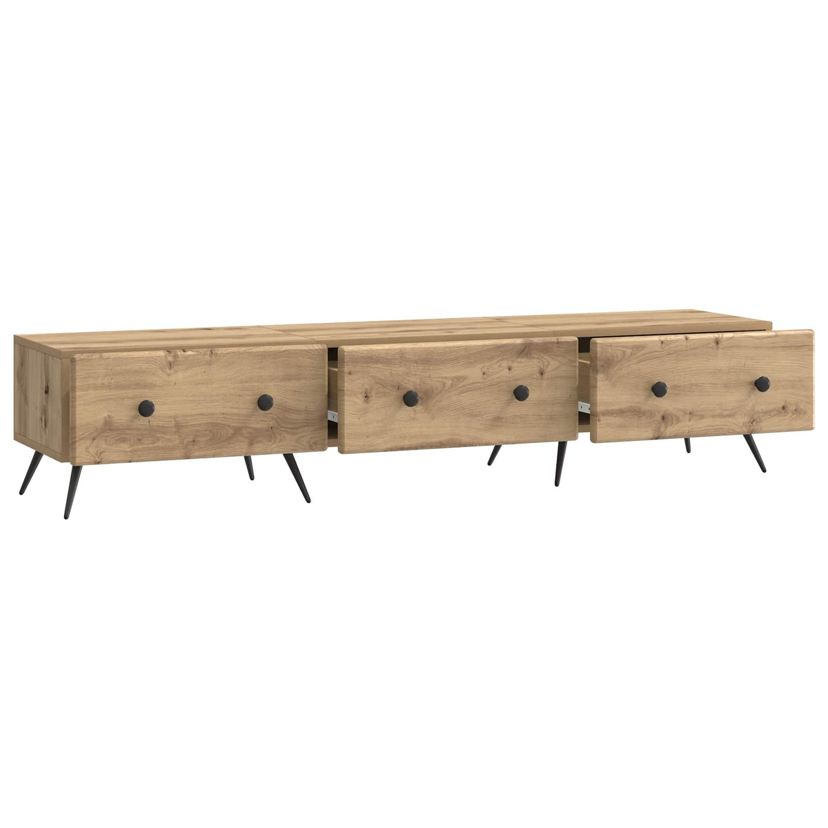 TV-Schränk 147 x 34,5 x 30 cm Artisan-Eiche Holzwerkstoff