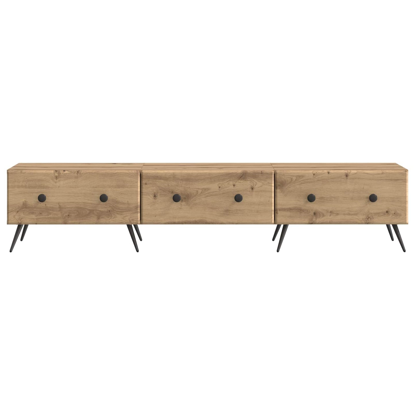 TV-Schränk 147 x 34,5 x 30 cm Artisan-Eiche Holzwerkstoff