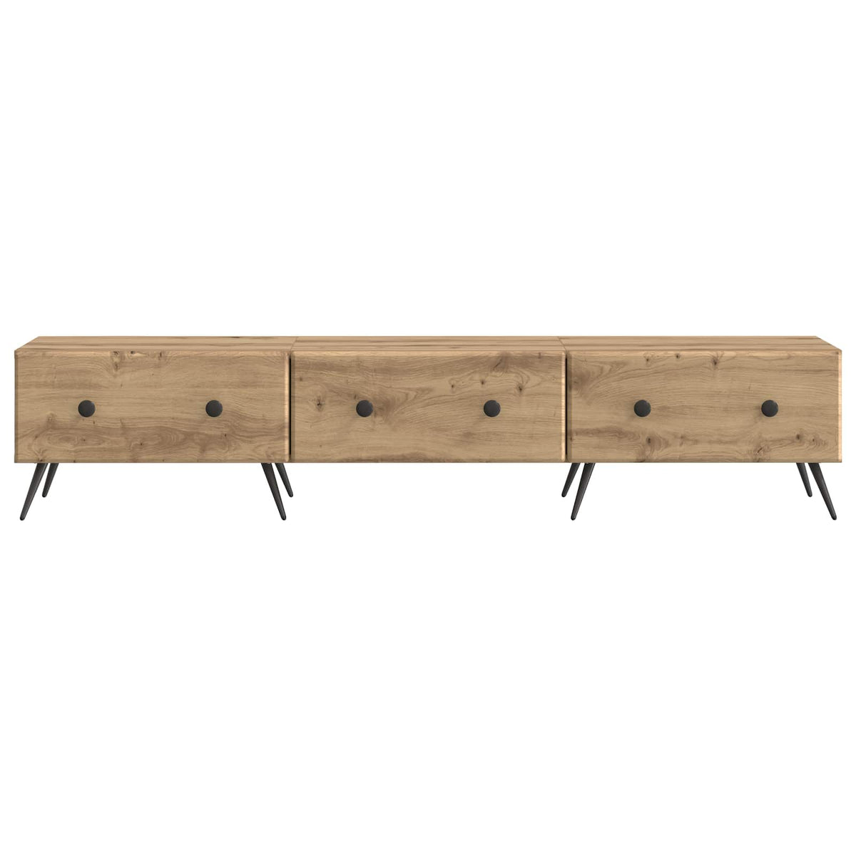 TV-Schränk 147 x 34,5 x 30 cm Artisan-Eiche Holzwerkstoff