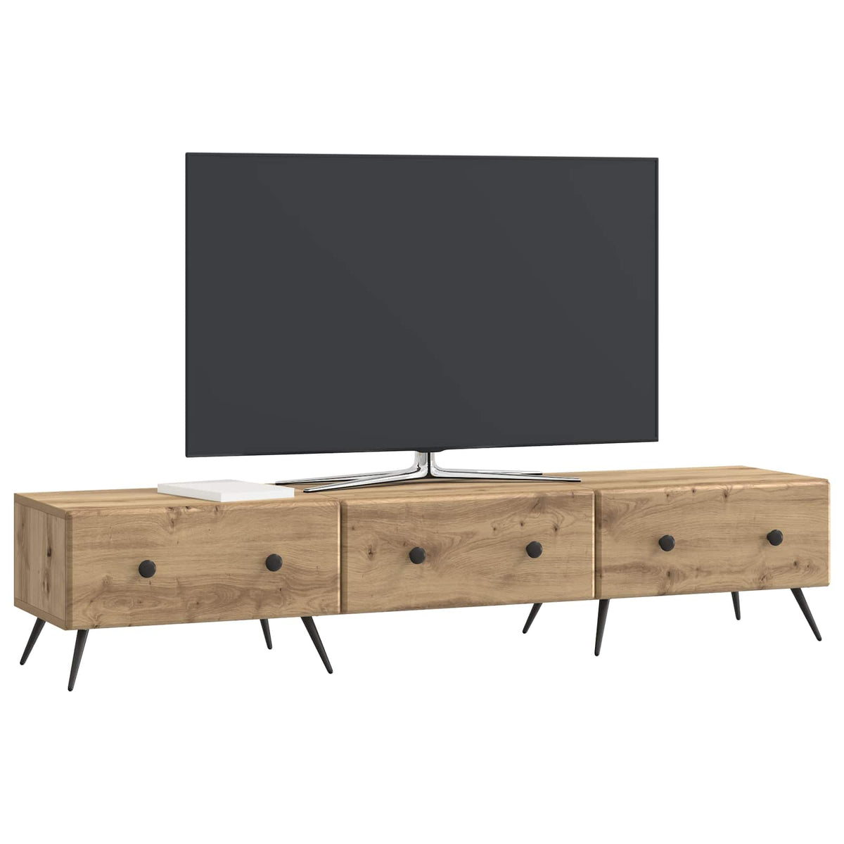 TV-Schränk 147 x 34,5 x 30 cm Artisan-Eiche Holzwerkstoff