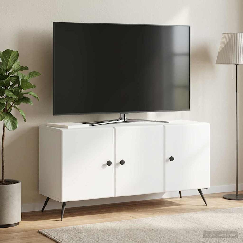 TV-Schränk Weiß 99 x 34,5 x 50 cm Holzwerkstoff