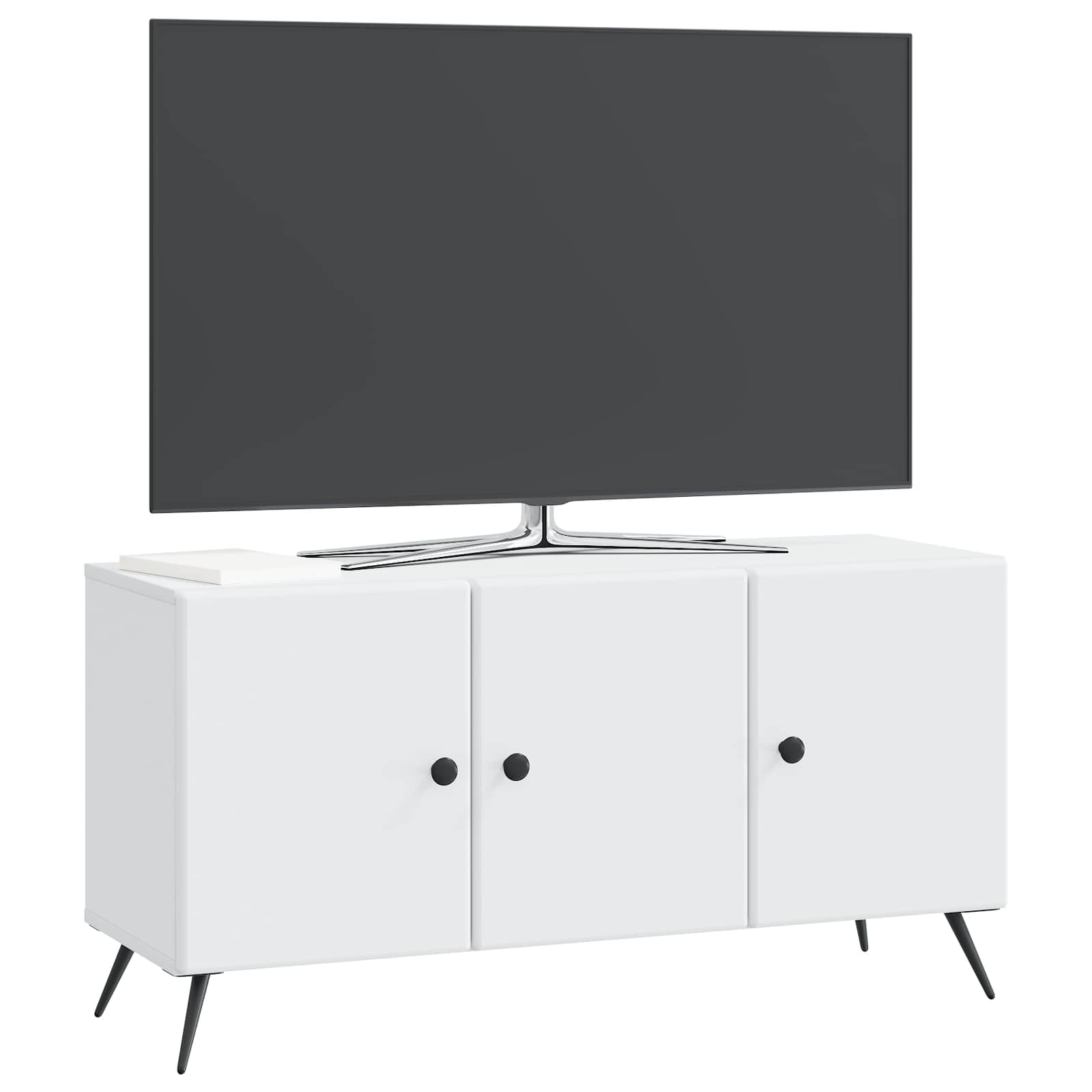 TV-Schränk Weiß 99 x 34,5 x 50 cm Holzwerkstoff