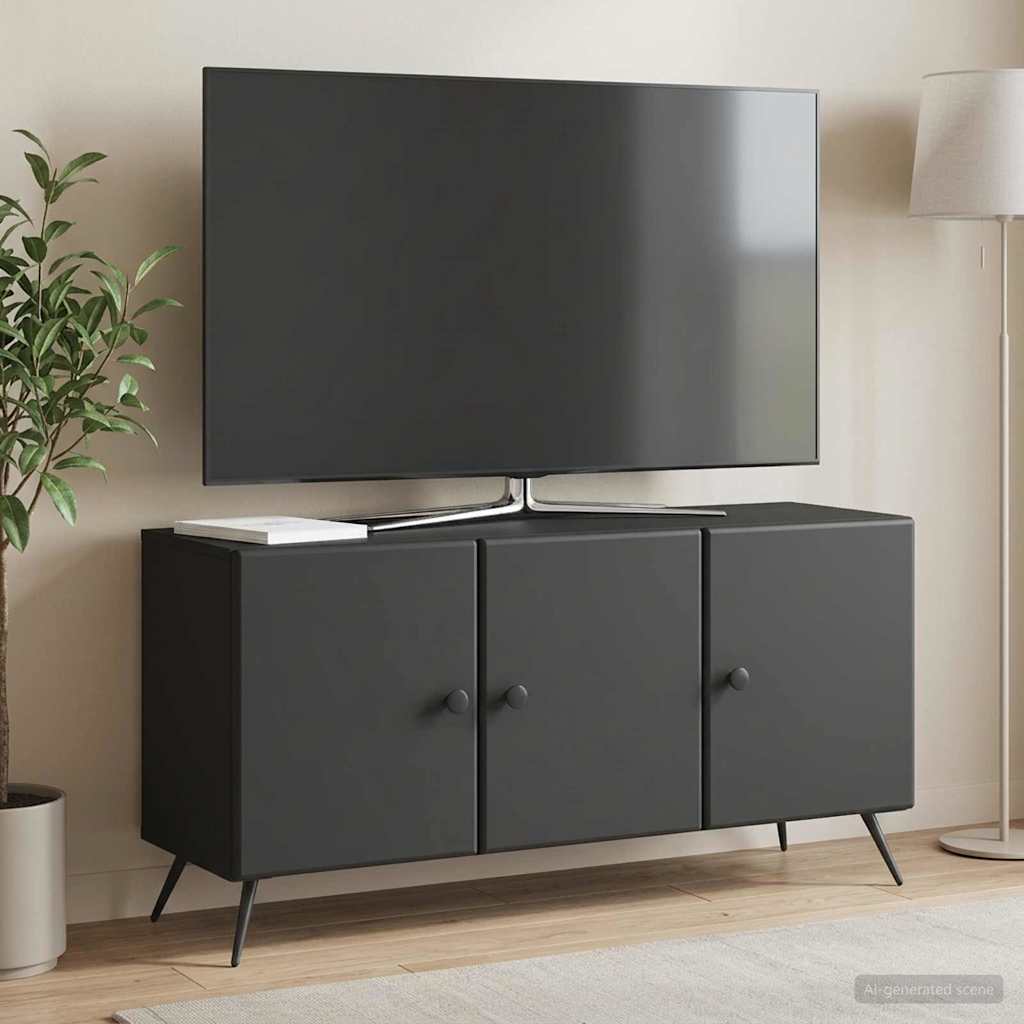 TV-Schränk Schwarz 99 x 34,5 x 50 cm Holzwerkstoff