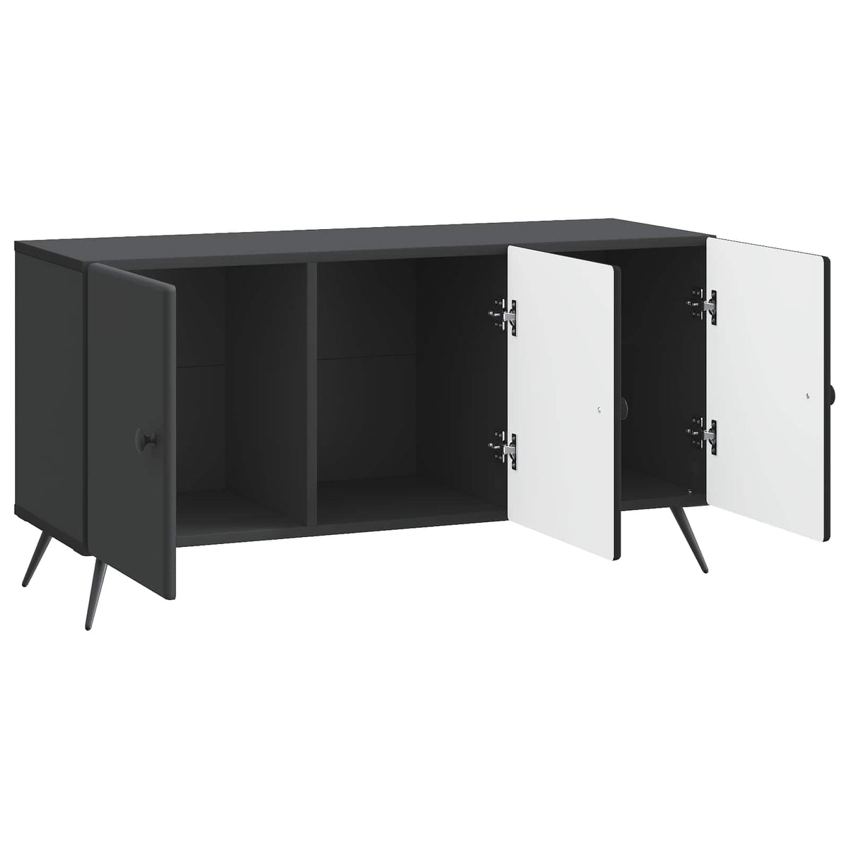 TV-Schränk Schwarz 99 x 34,5 x 50 cm Holzwerkstoff