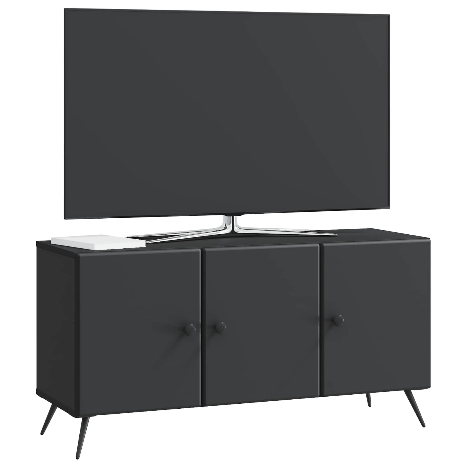 TV-Schränk Schwarz 99 x 34,5 x 50 cm Holzwerkstoff