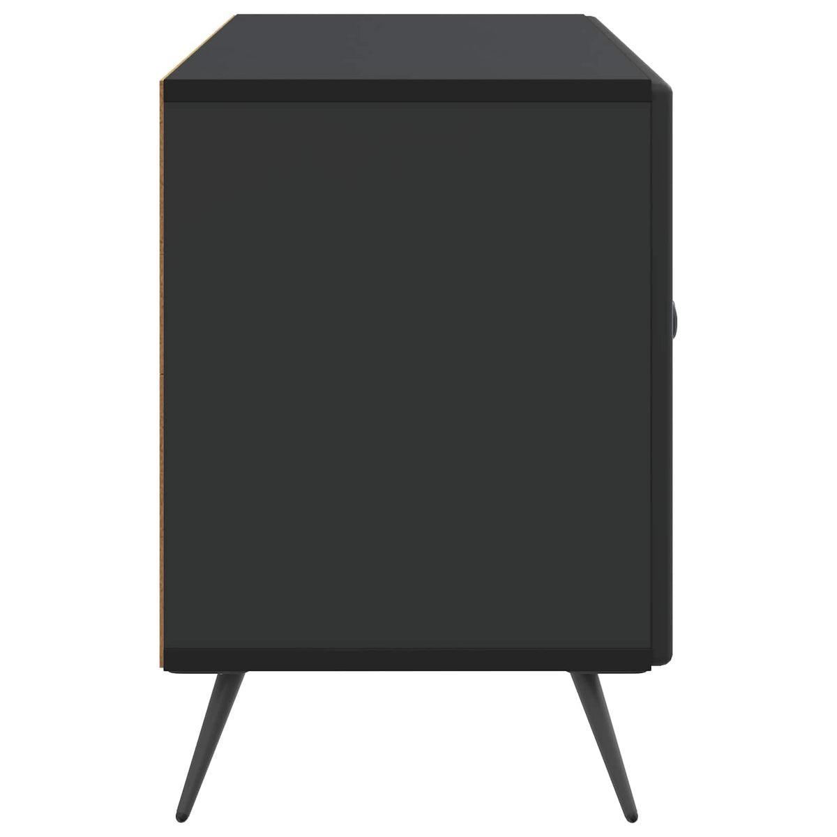 TV-Schränk Schwarz 99 x 34,5 x 50 cm Holzwerkstoff