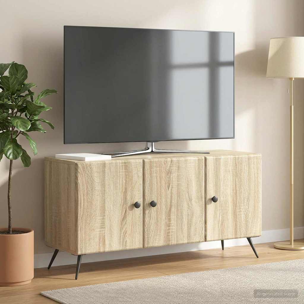 TV-Schränk Sonoma-Eiche 99 x 34,5 x 50 cm Holzwerkstoff