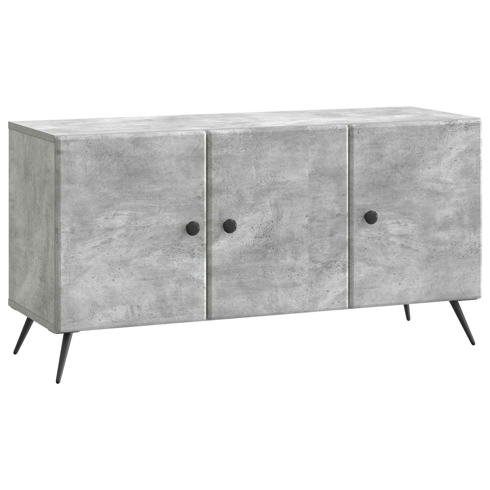 TV-Schränk Betongrau 99 x 34,5 x 50 cm Holzwerkstoff