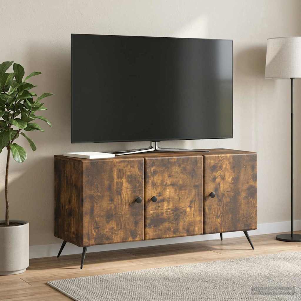 TV-Schränk Geräucherte Eiche 99 x 34,5 x 50 cm Holzwerkstoff