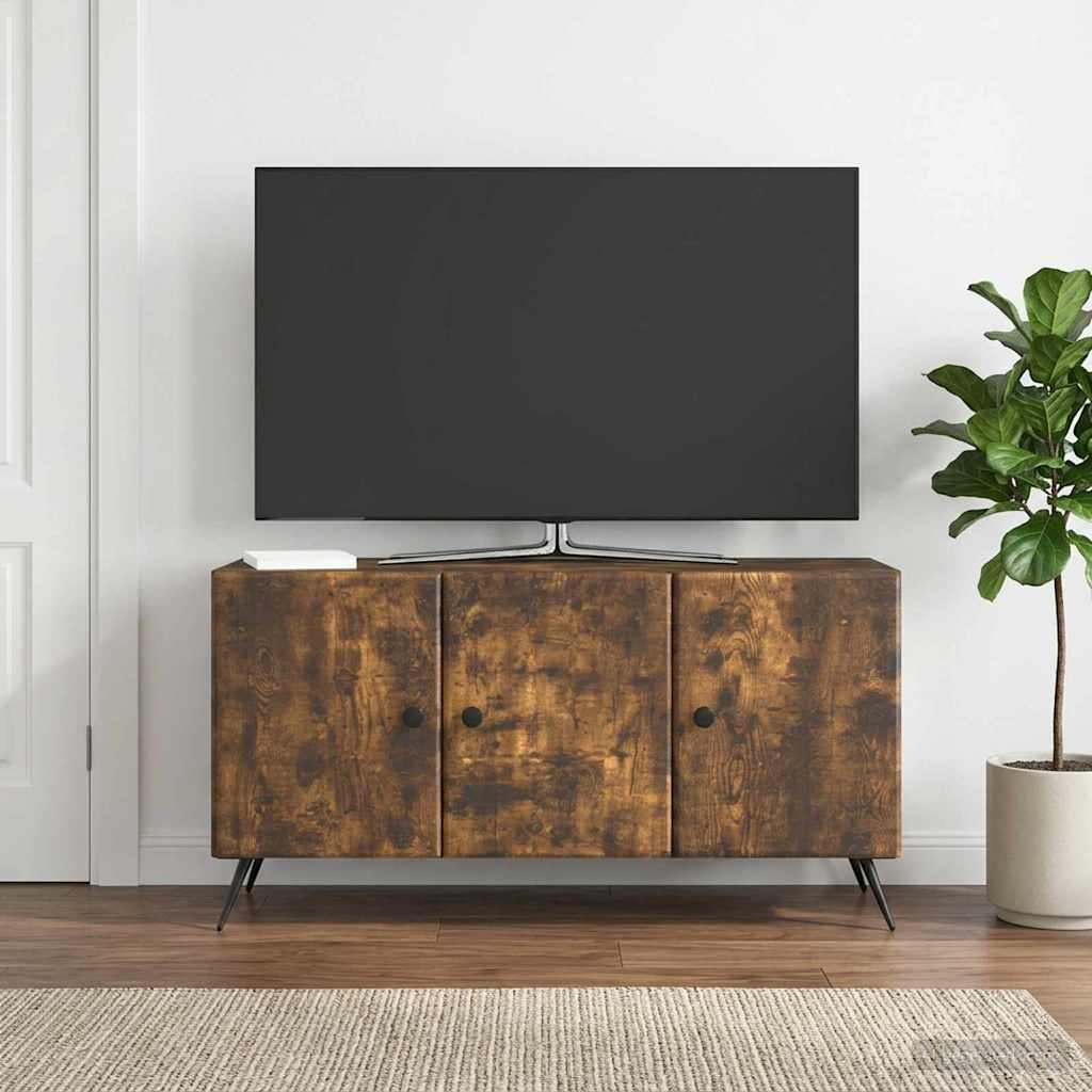 TV-Schränk Geräucherte Eiche 99 x 34,5 x 50 cm Holzwerkstoff