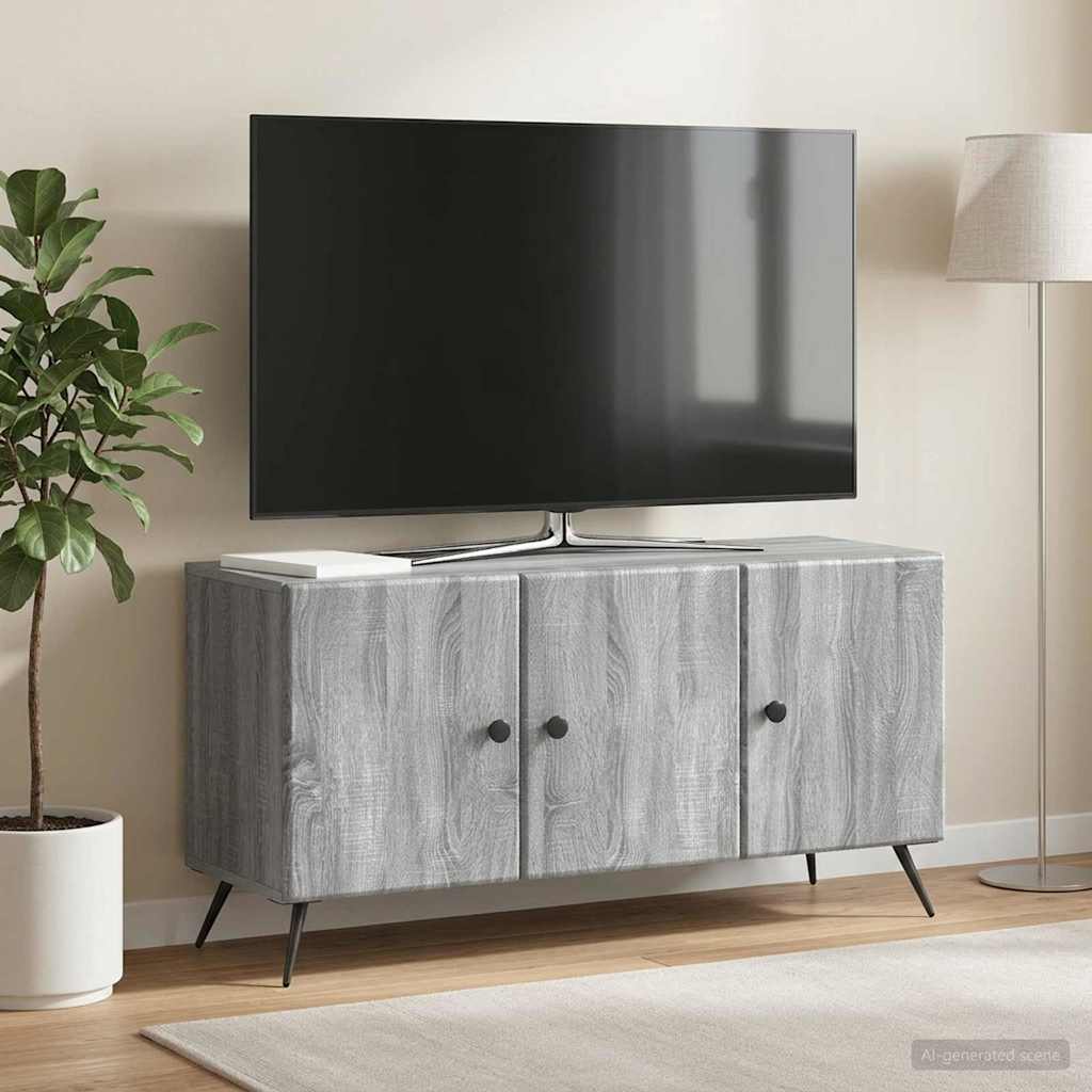 TV-Schränk Graues Sonoma 99 x 34,5 x 50 cm Holzwerkstoff